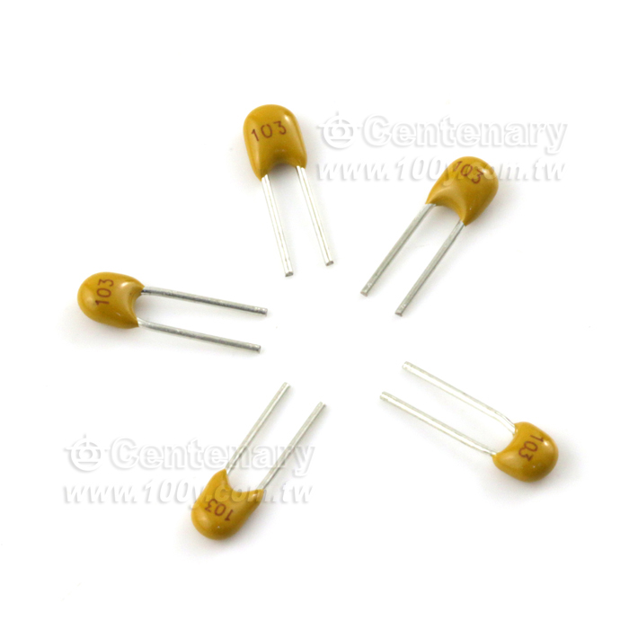 積層電容0.01uF/50V +80%-20% Y5V【無鉛】 - 94163 產品圖片