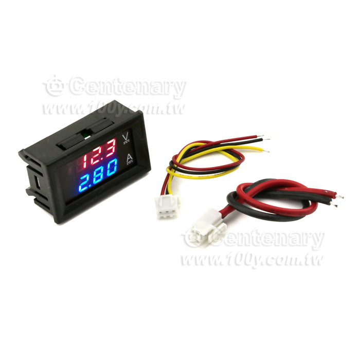 雙顯電壓電流表 100V/10A - 114970 產品圖片