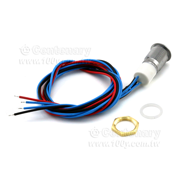 Φ12mm不銹鋼 LED: 綠色 - 134358 產品圖片