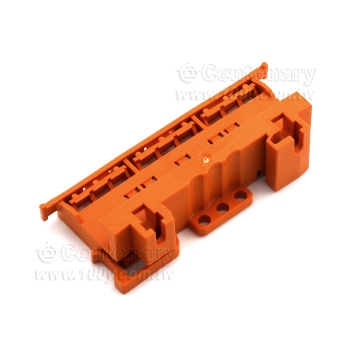 Mounting Carrier; 221 Series-4mm2 (For DIN-35 Rail Mounting/ Screw Mounting; Orange - 134837 Product Image