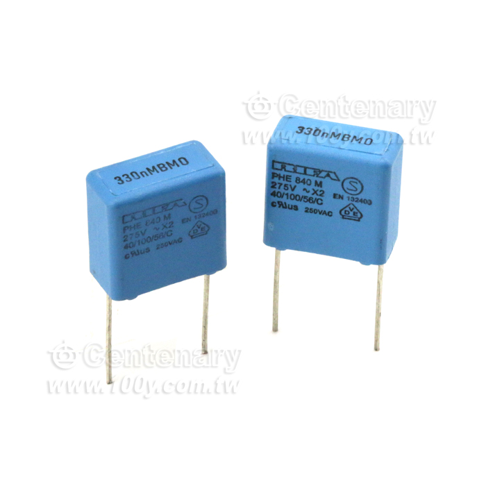 EMI suppressor, class X2 ,Metallized Polypropylene Film Cap. - 28280 Product Image