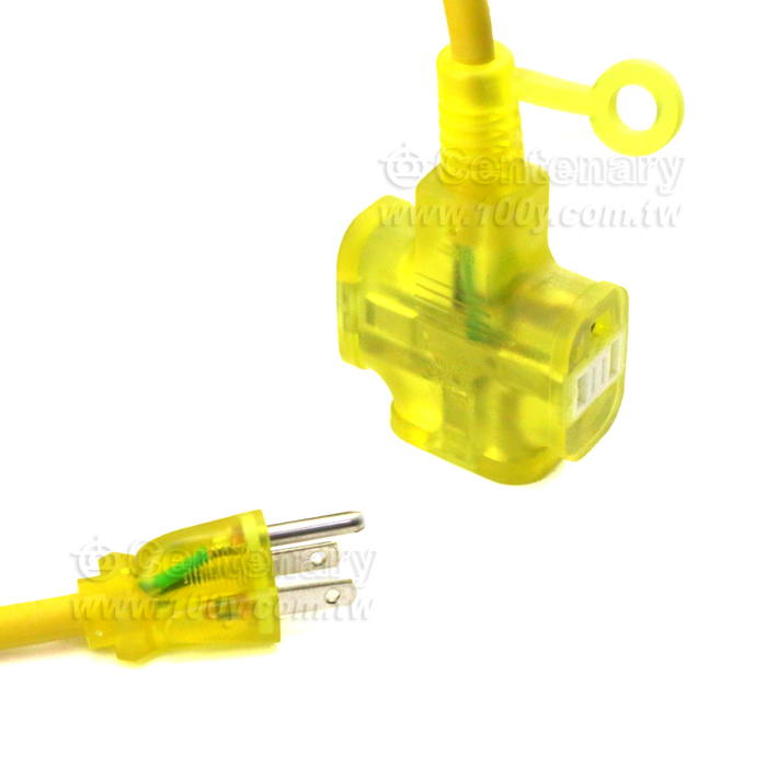 DARLY_3 Core Power Extension Cable (With Light) 60 Feet - 135906 Product Image