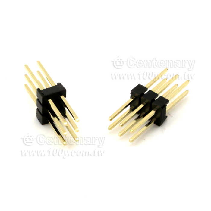 2.54mm Double Row Straight  Pin Header - 110698 Product Image