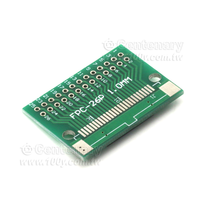 FPC單面轉接板 0.5轉2.54 已焊接好0.5間距座 - 136087 產品圖片