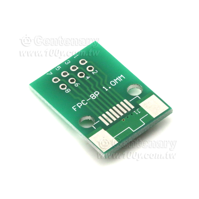 FPC單面轉接板 0.5轉2.54 已焊接好0.5間距座 - 136075 產品圖片