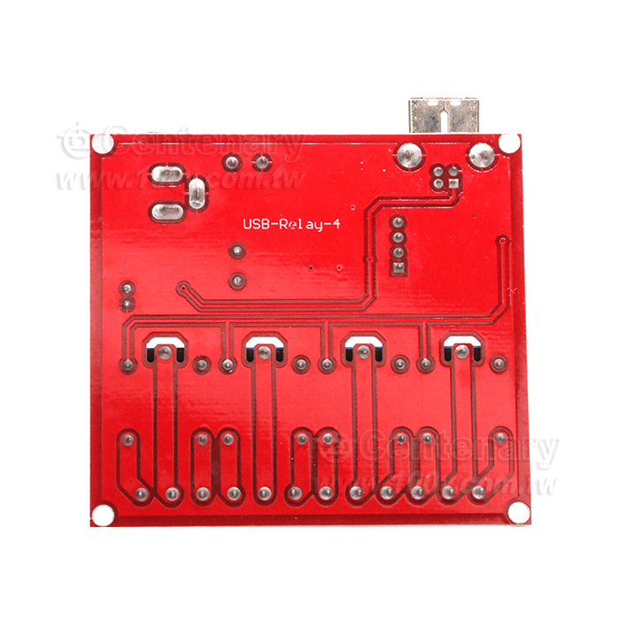 12V免驅 USB/PC控制開關 4路繼電器模塊	 - 136170 產品圖片
