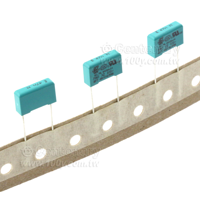 薄膜電容器 0.047uF/ 310VAC ±10% 10mm - 136516 產品圖片
