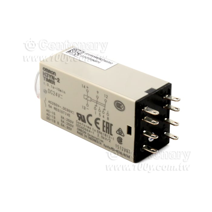 定時器 DC24V DPDT - 105247 產品圖片