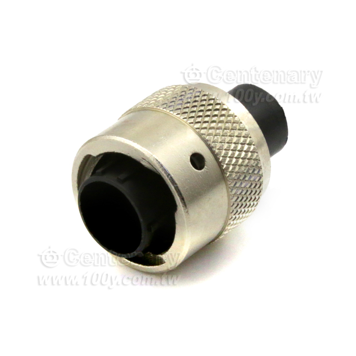 Standard Circular Connector 4P Straight Pin Plug Shell Size 10 - 100183 Product Image
