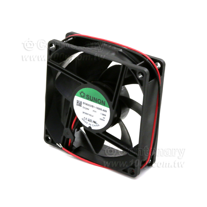 DC24V 帶線式風扇65mA/ Max. 75mA 80*80*25mm - 105112 產品圖片