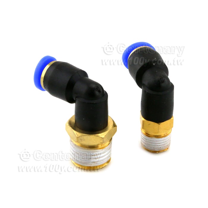 接頭L型 氣管4mm-螺牙PT1/8 - 137021 產品圖片