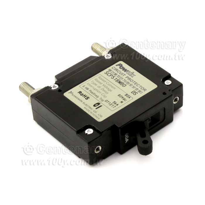 儀器級無熔絲開關 1P/80A DC   - 104326 產品圖片