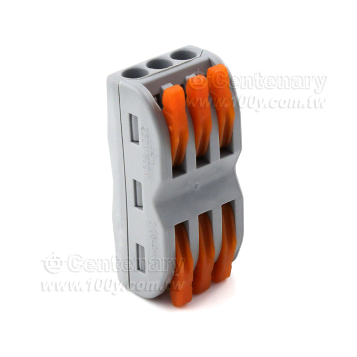 Compact Connector 3-wire connector with lever - 138403 Product Image