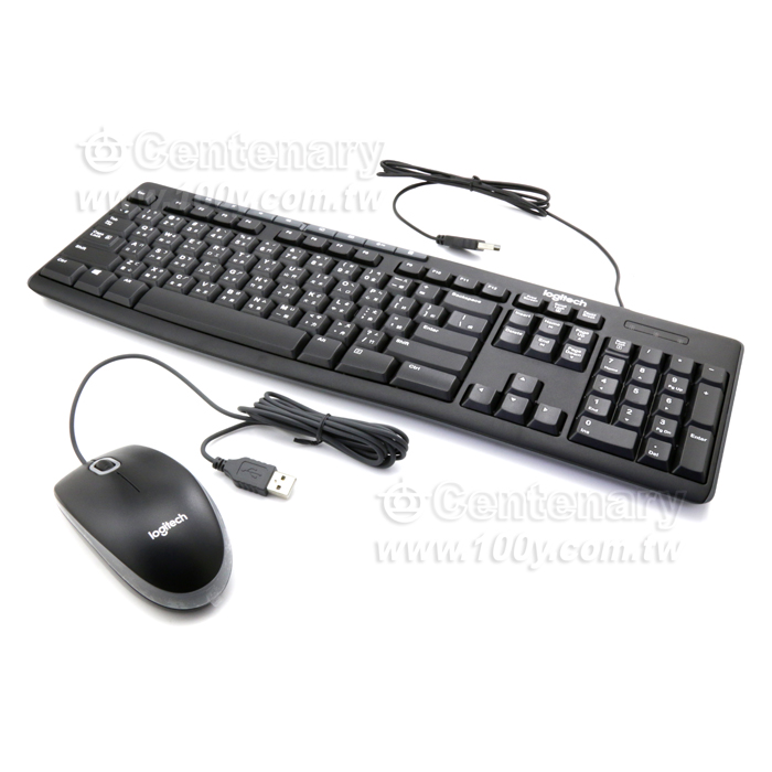 Logitech_USB Keyboard and Mouse Set - 104806 Product Image