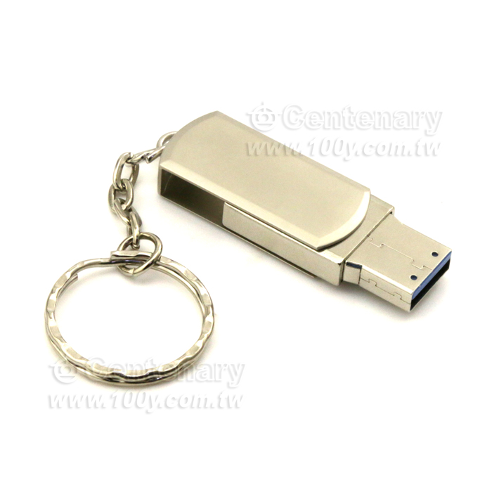 接口USB3.0  銀色 長度39mm 360度旋轉 - 138534 產品圖片