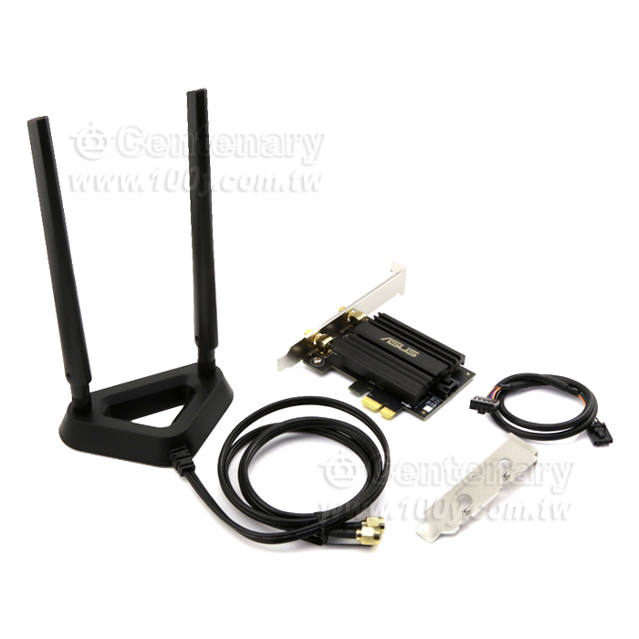 PCE-AX58BT AX3000 PCI-E 160MHz Wi-Fi 6 介面卡
 - 103342 產品圖片