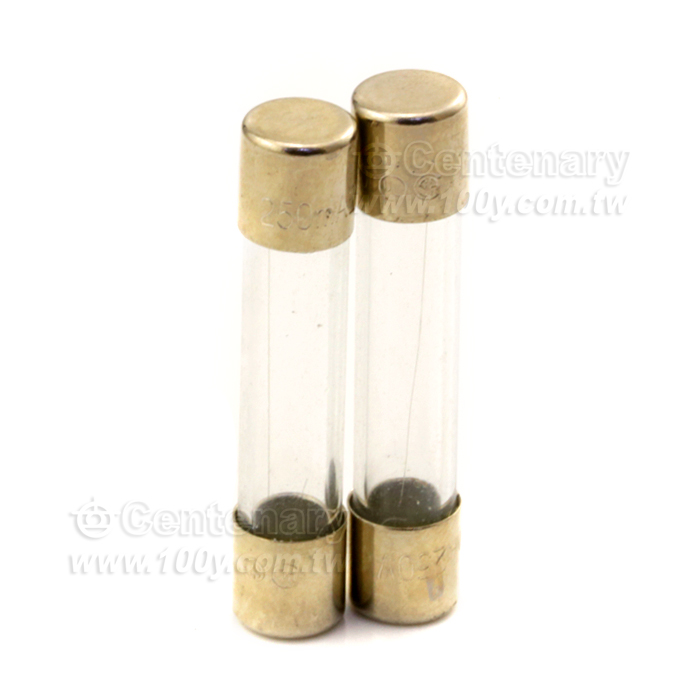 0.5A/250V 慢熔玻璃管 6.3*32mm - 37390 產品圖片