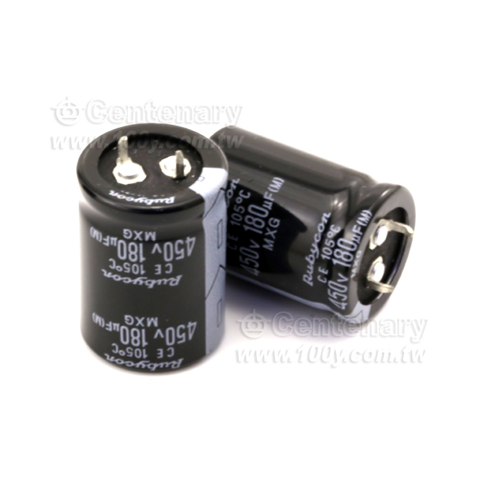 RUBYCON  180UF/450V 25*35MM   MXG系列 - 138711 產品圖片