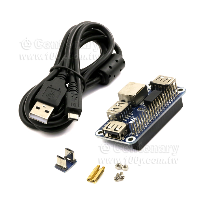 樹莓派4/Zero W USB轉以太網RJ45 擴展 - 138975 產品圖片