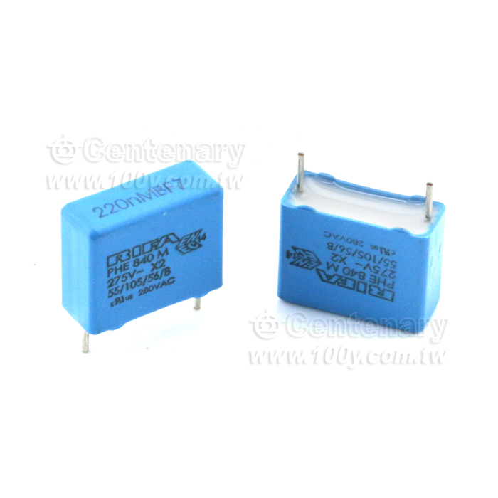 EMI suppressor, class X2 ,Metallized Polypropylene Film Cap. - 28279 Product Image