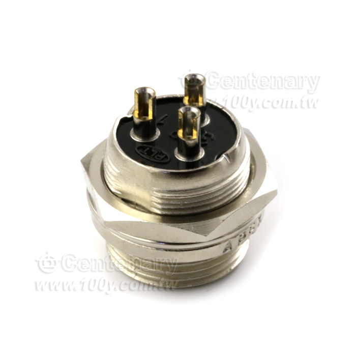 3P公插座 5A/125V【ROHS】 - 6185 產品圖片