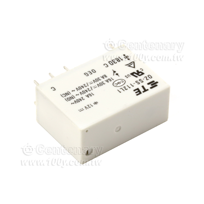 PCB繼電器 8腳 12VDC/16A - 64536 產品圖片
