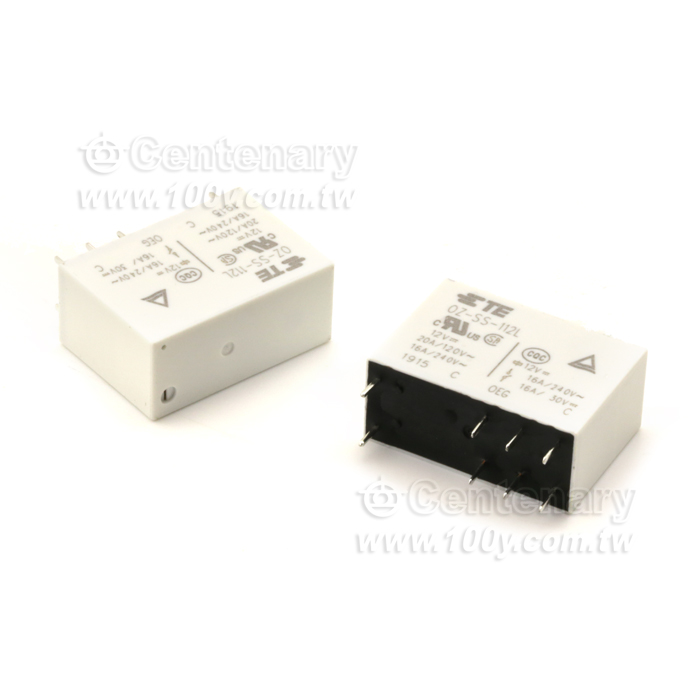 PCB繼電器 8腳 12VDC/16A - 64510 產品圖片