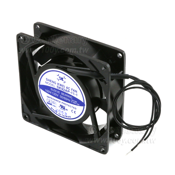 風扇 100-120V (Sleeve出線)92*92*26.5mm - 139666 產品圖片