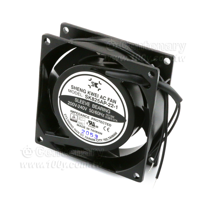 風扇 200-240V (Sleeve出線)0.08/0.07A 80*80*25mm - 139636 產品圖片