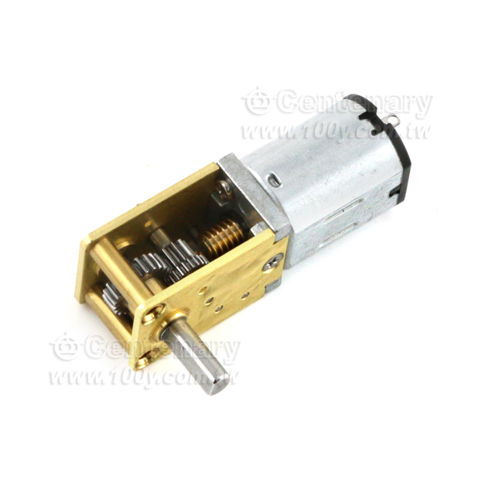 蝸輪蝸桿N20直流減速電機 12V 60轉 - 140249 產品圖片