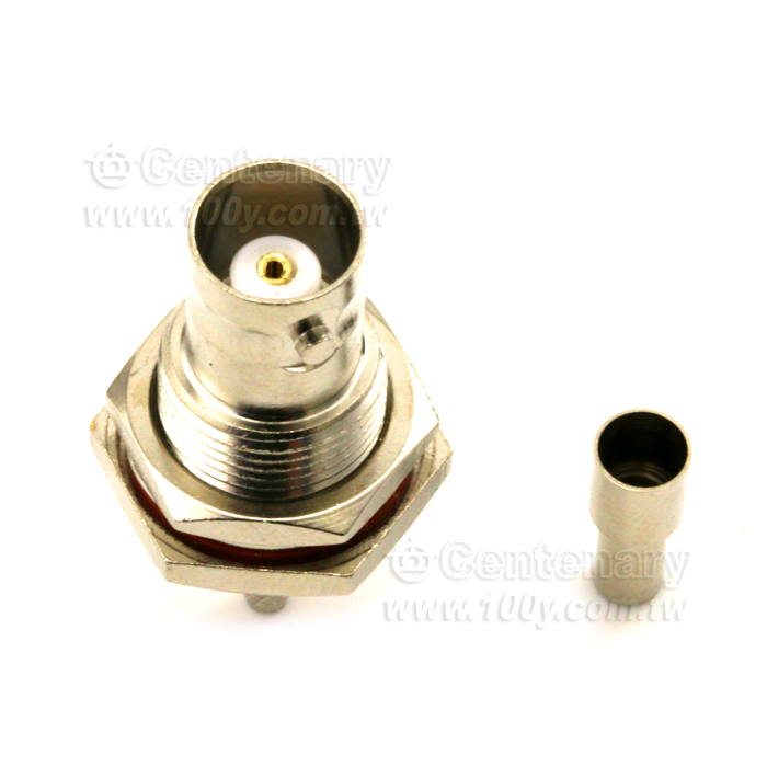 BNC母頭法蘭固定連接器 RG316 - 140234 產品圖片