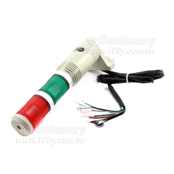 φ40 Side-Mounted Two-Layer Flashing Buzzer Warning Light - 74311 Product Image