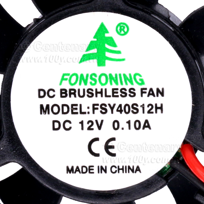 散熱風扇 DC12V 0.1A 40*40*10mm - 138133 產品圖片