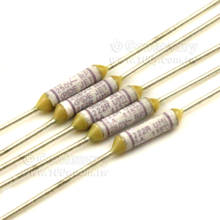 日本內橋  UMI_溫度保險絲 115℃ 5A/250V  - 140431 產品圖片
