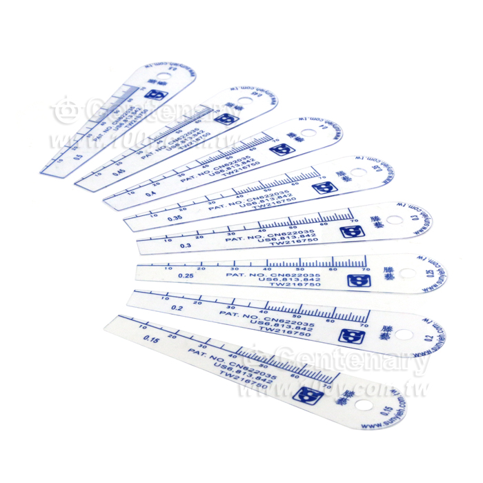 塑料厚薄規片 11件套 - 160356 產品圖片