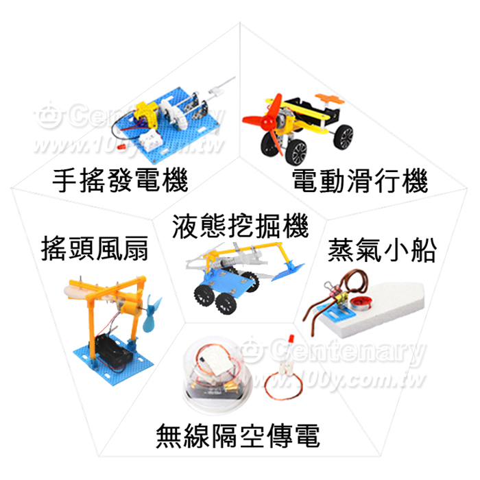 小學生科學實驗套裝  16件套+工具 - 140602 產品圖片
