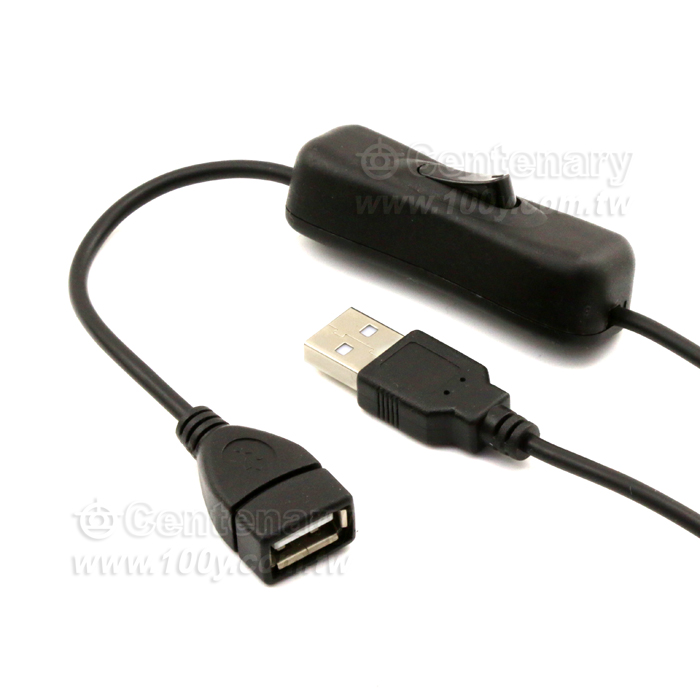 USB 四芯電源延長線 帶開關 長度:1.0M - 140654 產品圖片