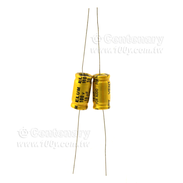 無極電容10uF/100V        臥式10*20MM - 140552 產品圖片