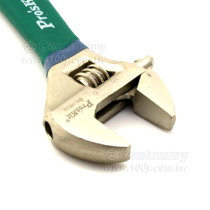 6 吋活動扳手 -L:150mm(綠柄)-開口19mm - 141369 產品圖片