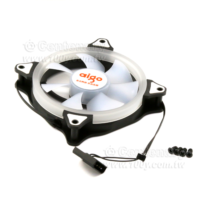 愛國者牌子電腦主機風扇極光版 橙色 12v - 141069 產品圖片
