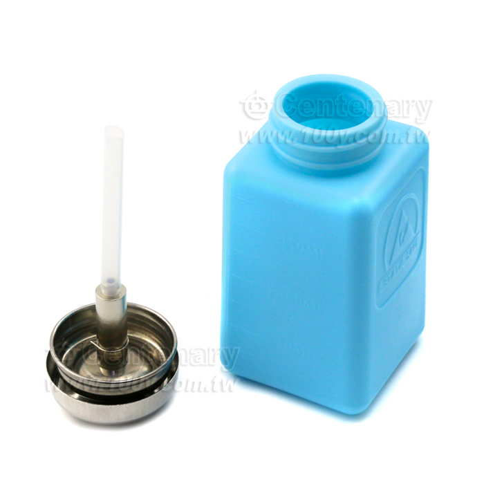 6oz 防靜電酒精瓶_藍色304(護眼防倒流雙層防噴型) - 116994 產品圖片