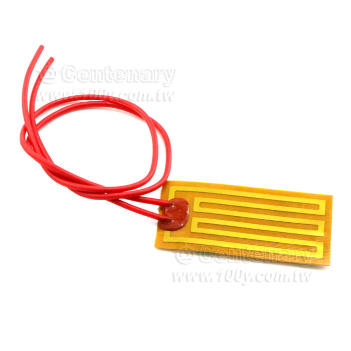 聚酰亞胺加熱膜 背膠 尺寸25*50MM 5V/3W     - 141725 產品圖片