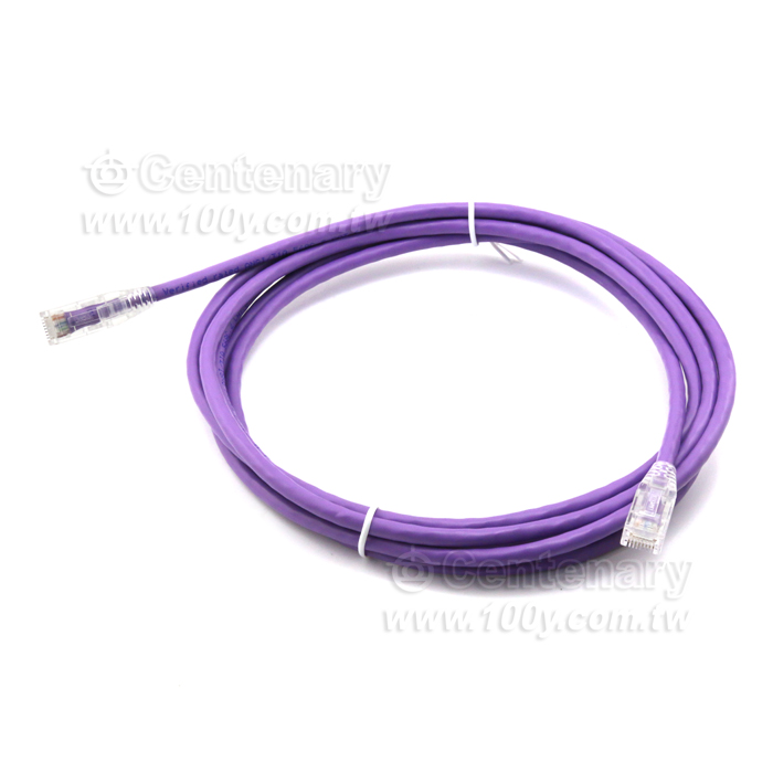 Cat.6 UTP純銅網路線 紫色 1M - 141629 產品圖片