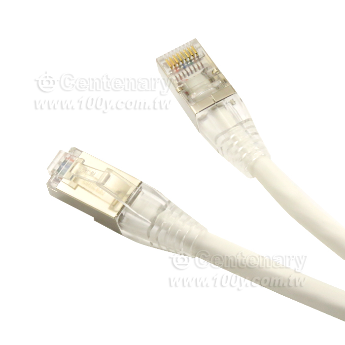 Cat.6A 屏蔽式純銅網路線 白色 15M - 141556 產品圖片