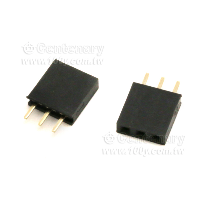 3P(1*3) 單排針母座 P:2.54mm - 111834 產品圖片