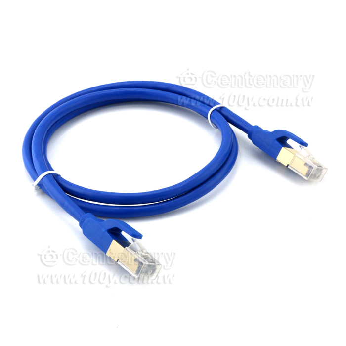 純銅Cat.7 雙屏蔽網線-10Gbps 藍色 5M - 141545 產品圖片