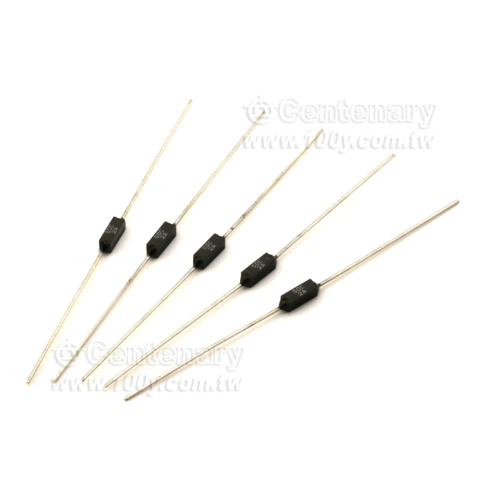 SOC電阻式保險絲2A黑色直腳 - 142627 產品圖片