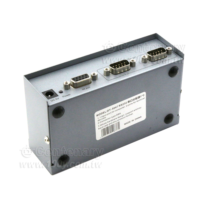 RS232串口分配器 1進2出  DB9針RS232集線器 - 142659 產品圖片