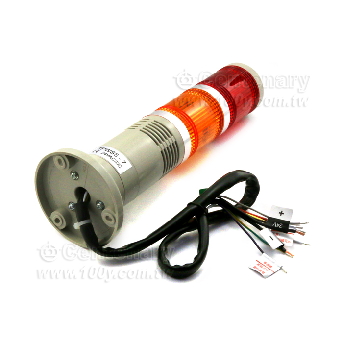 φ50盤式閃光蜂鳴警示燈DC24V - 142967 產品圖片
