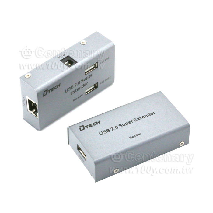 USB延長器 一進四出 RJ45轉USB 集線器 50M - 142632 產品圖片
